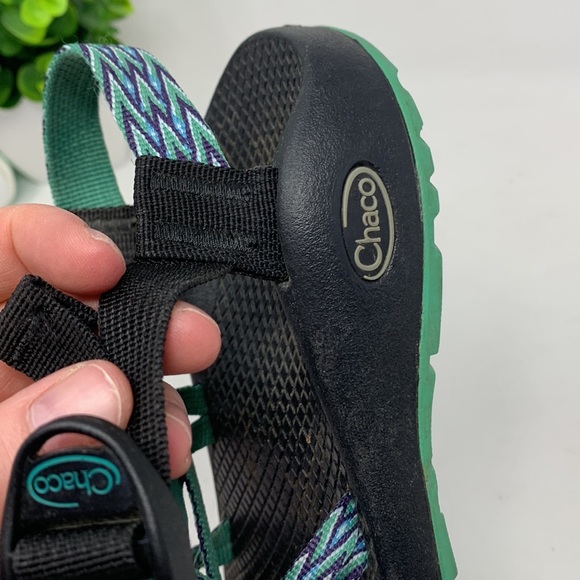 Chaco Green X2 Z Women's Sandals Size 5 - Picture 7 of 9
